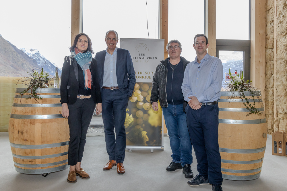 PRE Fully – Destination Petite ArvineGrundsteinlegung für das «Maison de la Petite Arvine de Fully»