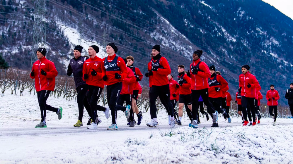 FC Sitten wieder im Training