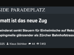 Zermatt Steuern Klaus Stöhlker