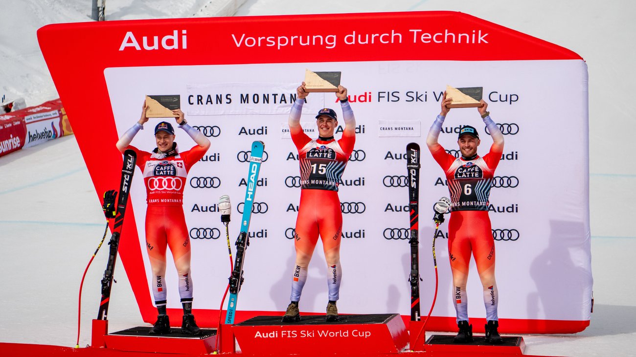 Schweizer 3-fach-Sieg im Wallis, Rekord für Odermatt