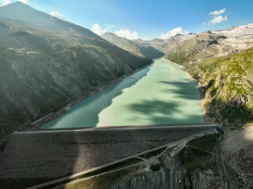 Staudamm Mattmark Erhöhung