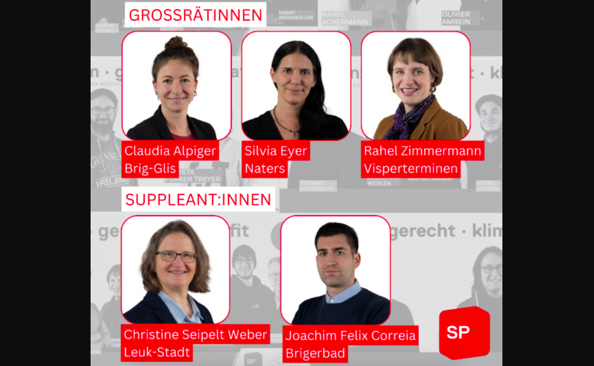 SP Oberwallis bedauert Sitzverlust in LeukSP Oberwallis zu den Wahlen vom 2. März