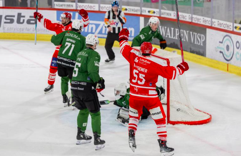 EHC Basel – EHC VispEHC Visp gewinnt gegen EHC Basel das dritte mal