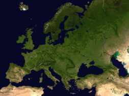 Europe_satellite_orthographic Nasa Gemeinfrei Europakarte