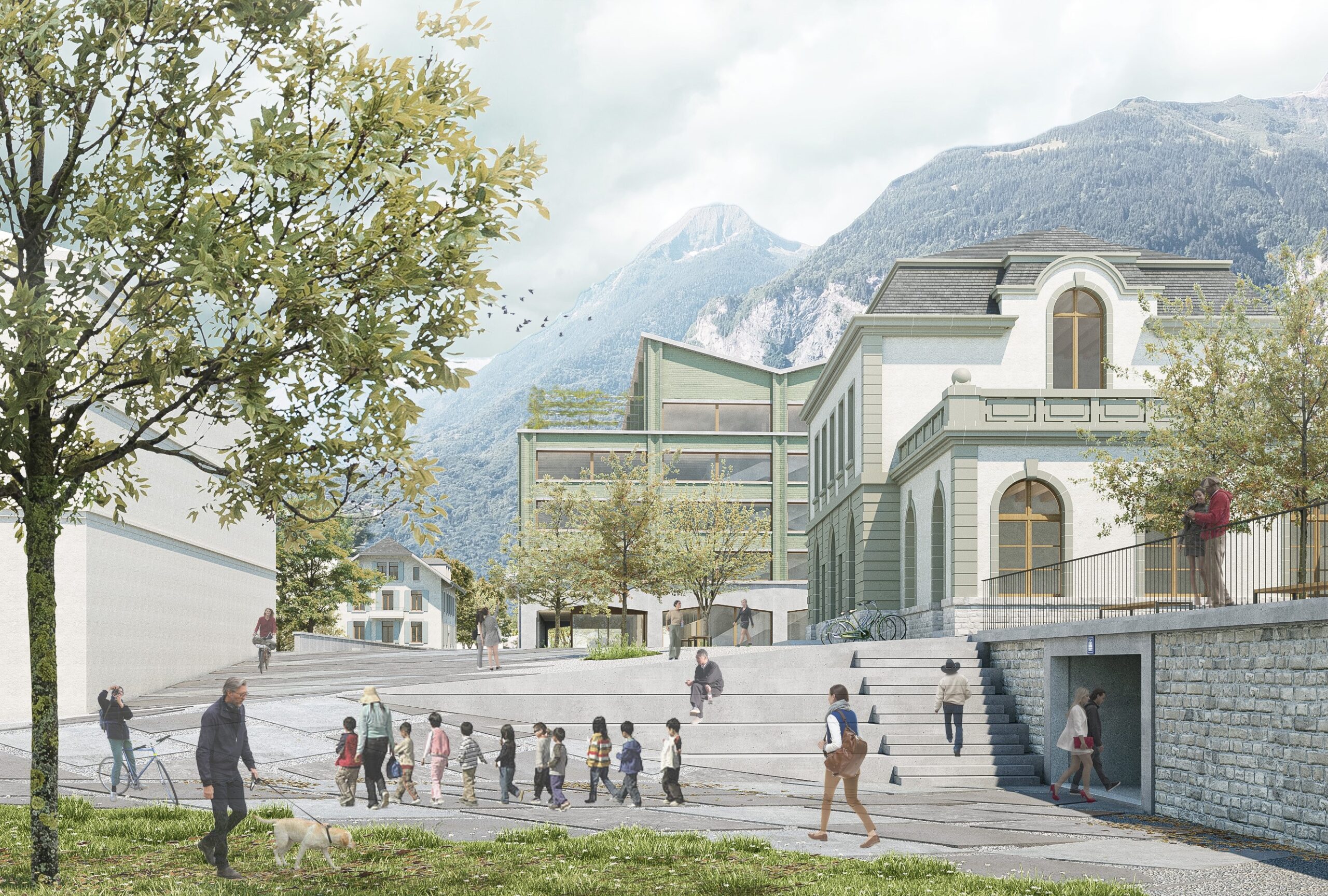 Ein neuer PH-VS Campus in Saint-MauriceEin ehrgeiziges Projekt für die Zukunft der Ausbildung von Lehrern