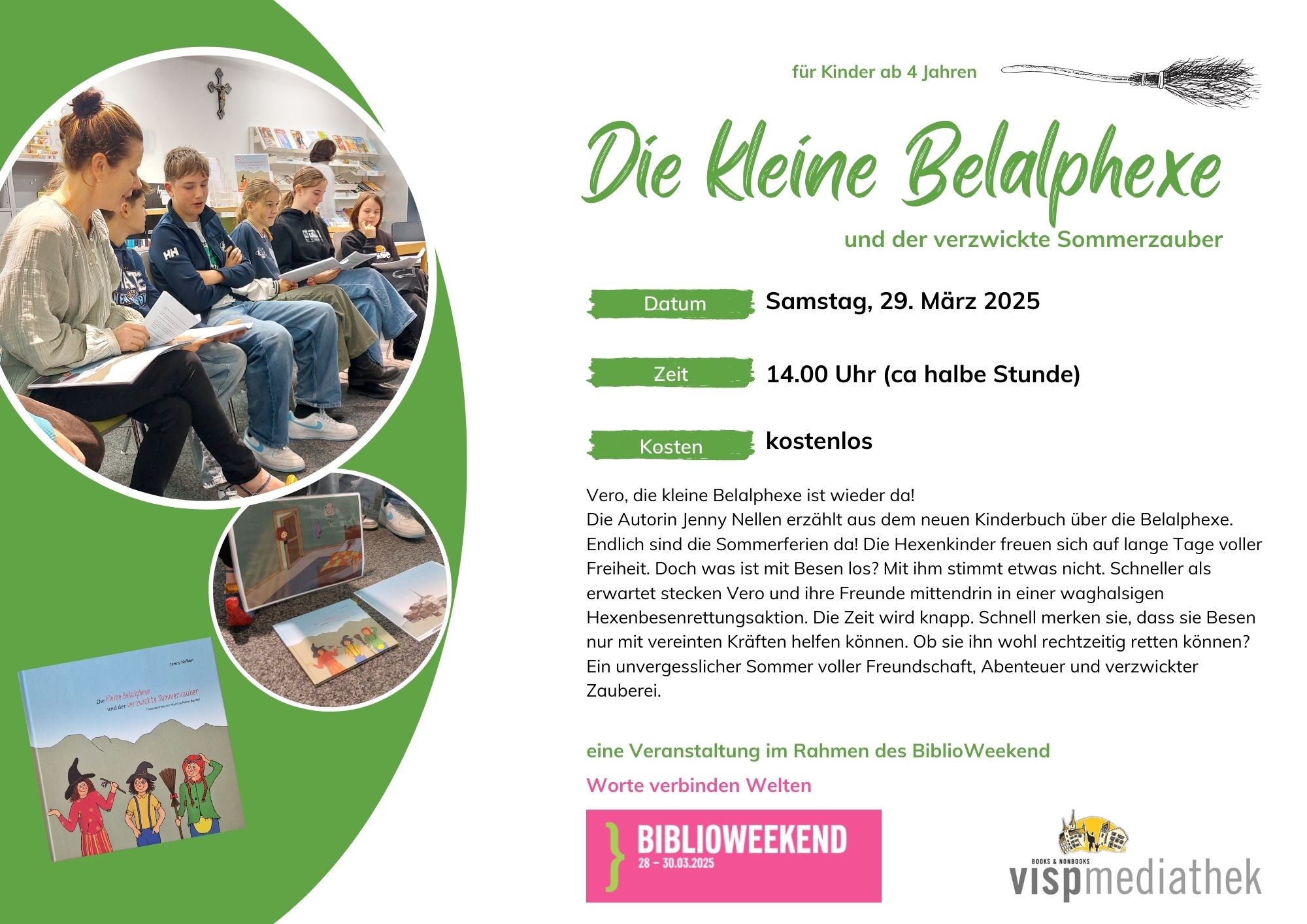 Bibliowochenende in der Mediathek VispWorte verbinden Welten!