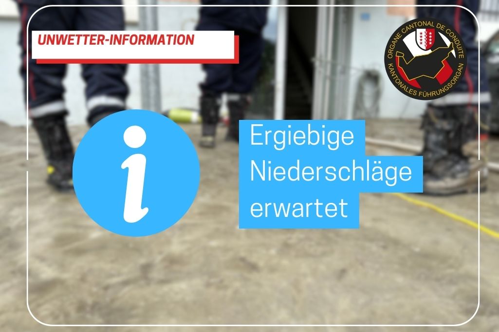 Ergiebige Niederschläge und starke Schneefälle erwartetEmpfehlungen an die Bevölkerung