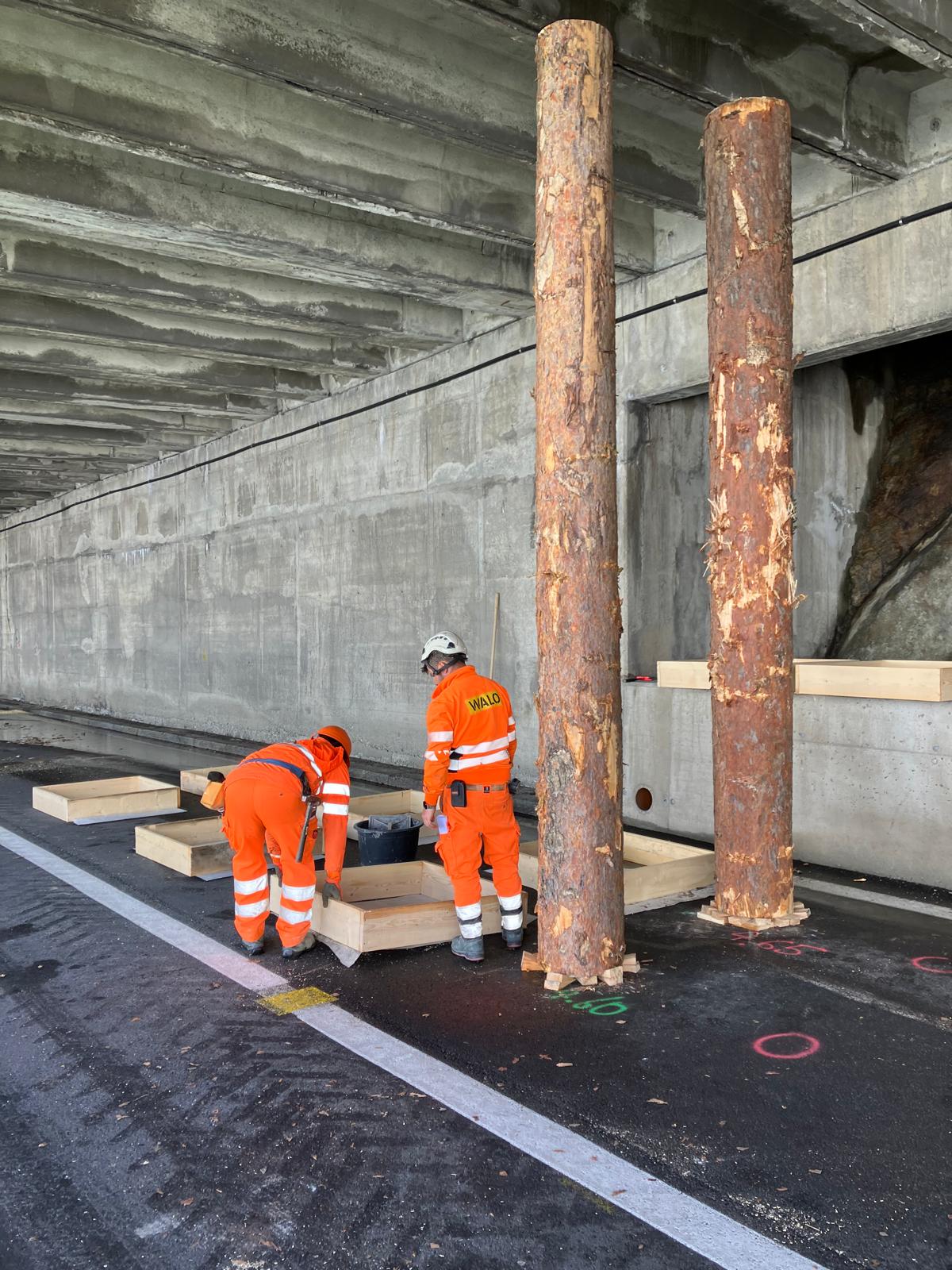 A21 Großer St. Bernhard offenSperre aufgehoben: Verkehr aber zurzeit nur einspurig möglich