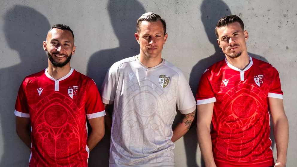 FC Sion x OG.BirdEin neues Trikot mit 100% Sittener Inspiration.