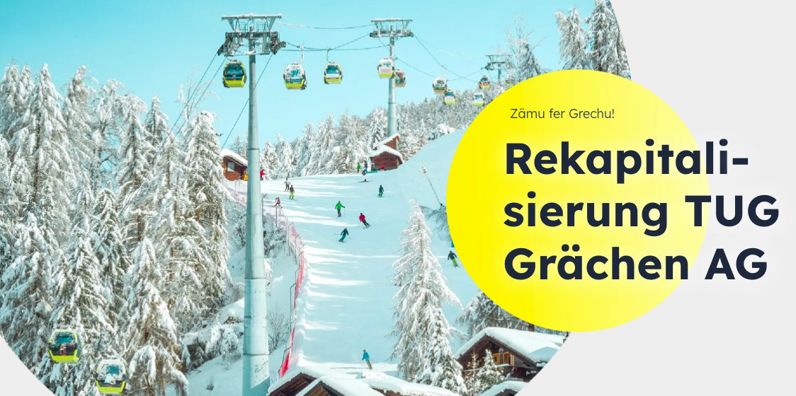 Rettung Bergbahnen GrächenZämu fer Grechu!