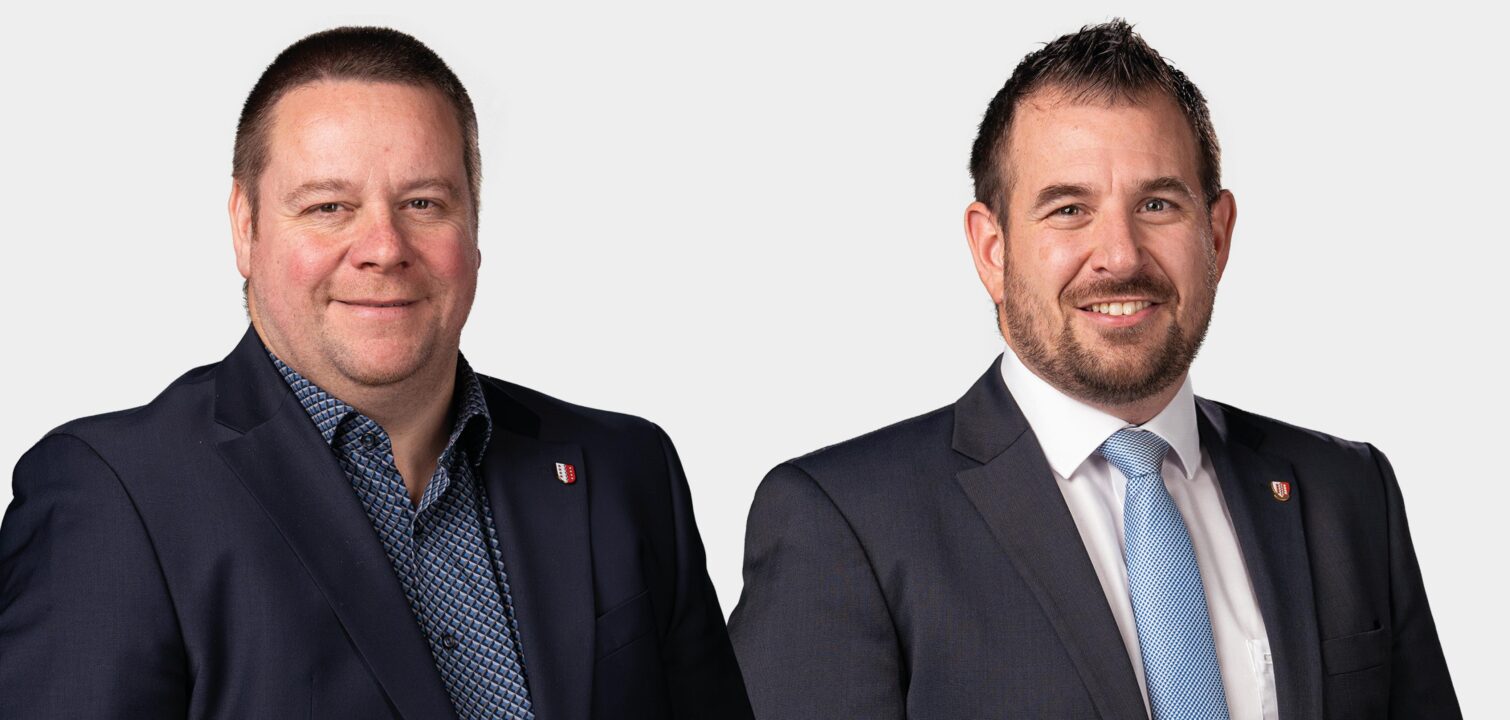 Erste Fraktions-Sitzung der SVP OberwallisChristian Gasser und Martin Giachino in ihren Ämtern als Fraktionschef und Vizefraktionschef bestätigt
