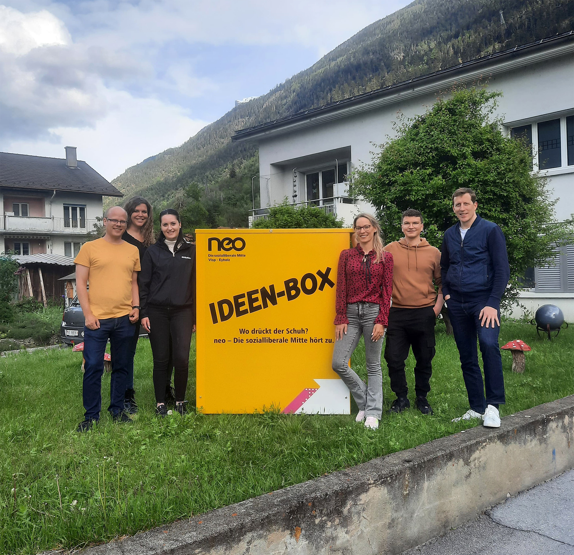 Neo Visp-Eyholz im Dialog«Wo drückt der Schuh? neo – Die sozialliberale Mitte hört zu»