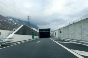 A9 Tunnel Turtmann Westportal