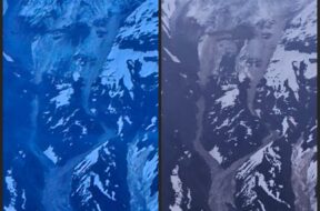Blatten Bergsturz 1 2Gletscher Vergleich