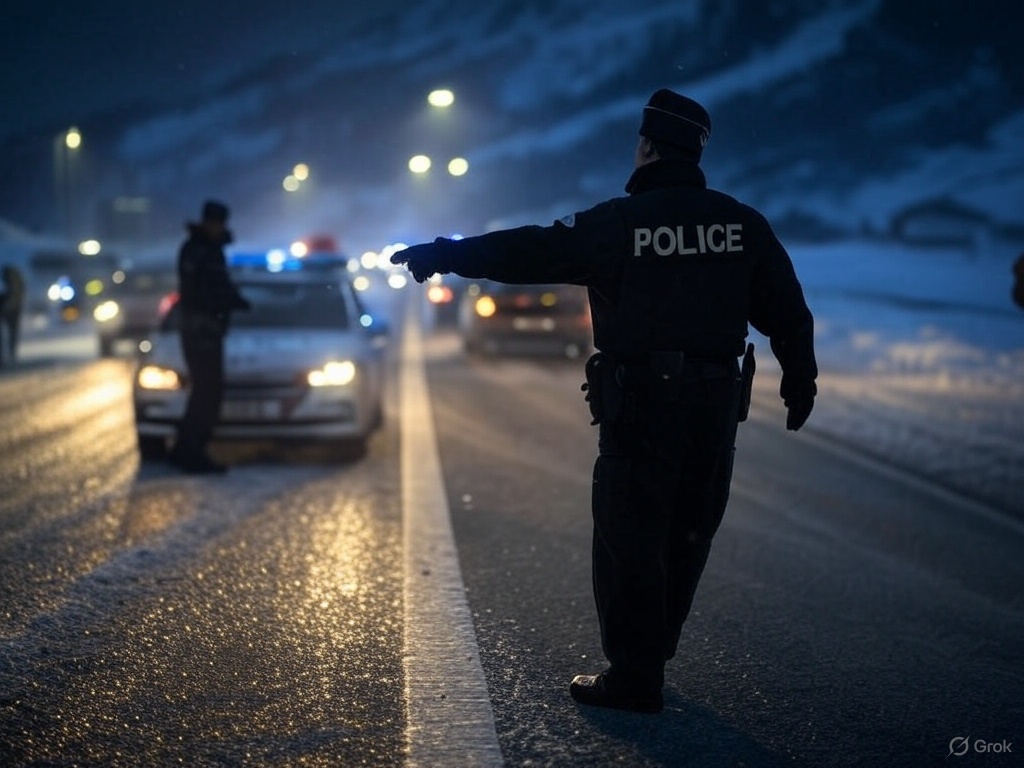 Kapo-Großkontrolle in der Region Raron83 Fahrzeuge kontrolliert und 34 davon mit Verstößen