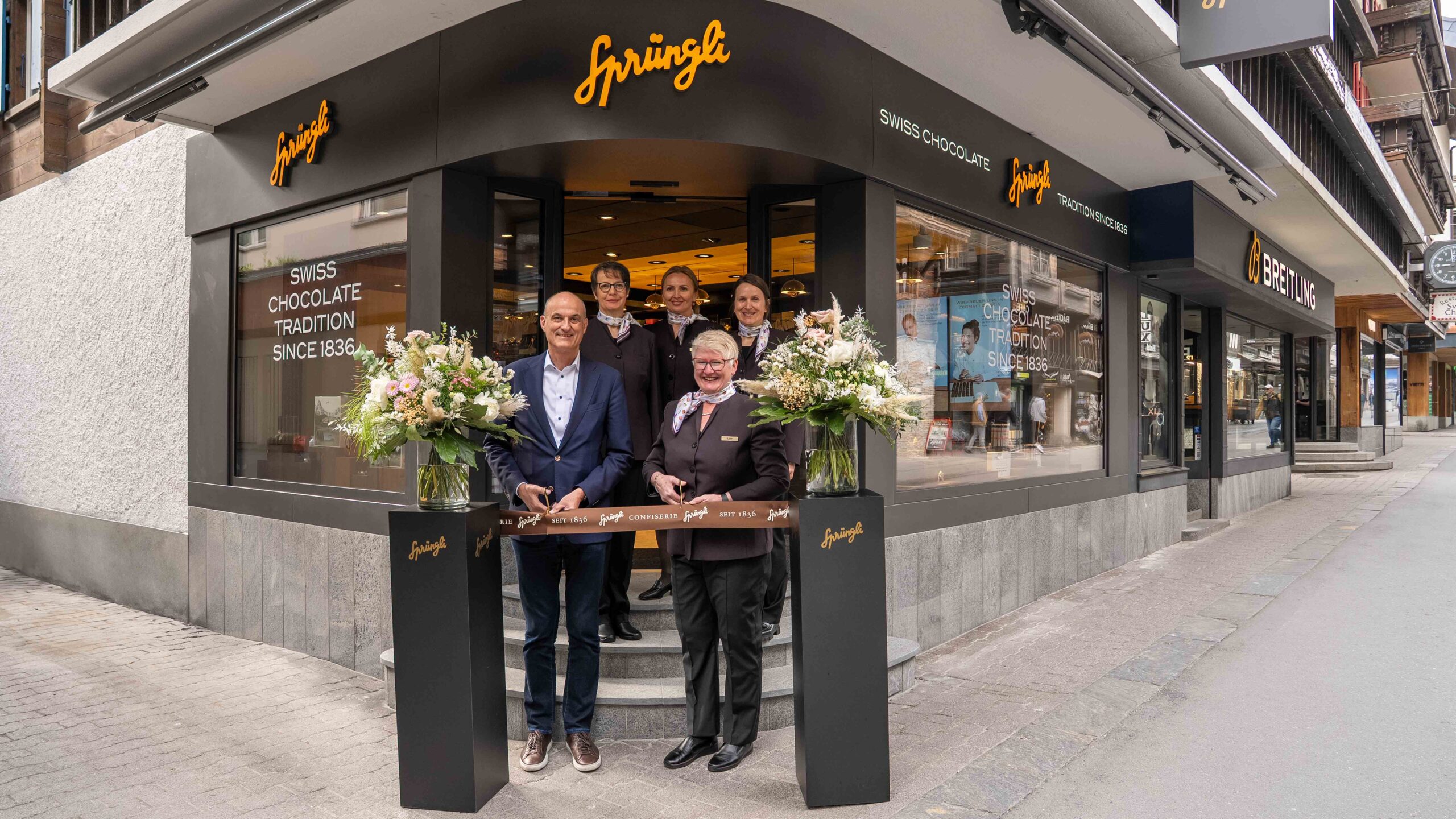 Confiserie Sprüngli eröffnet ihr erstes Verkaufsgeschäft in ZermattFeinste Pralinés und Truffes des "Haut Chocolatier"