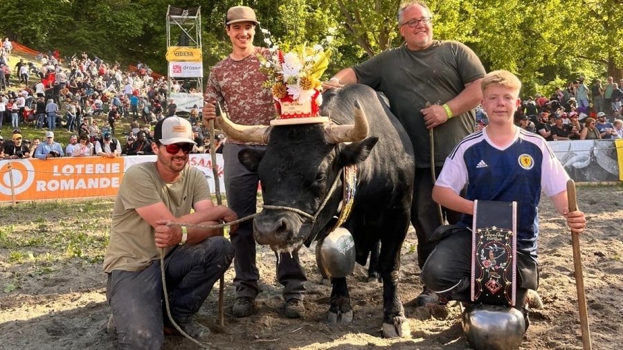 Nubie ist „Reine des Reines“ 2025Kuh aus Stallung von Bastian und Kilian Eyer aus Ried-Brig siegt