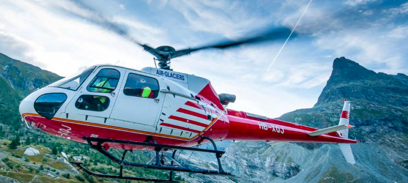 #Air Glaciers Helikopterunfall