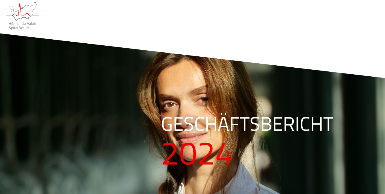 Veröffentlichung des Geschäftsberichts 2024 des Spitals Wallis