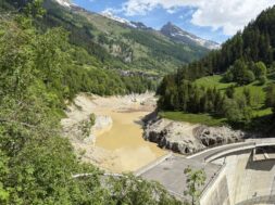 Blatten aktuell Stauee Fersen _02_06 Barrage