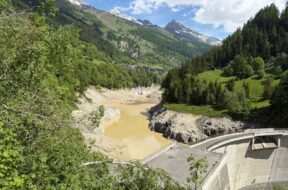 Blatten aktuell Stauee Fersen _02_06 Barrage