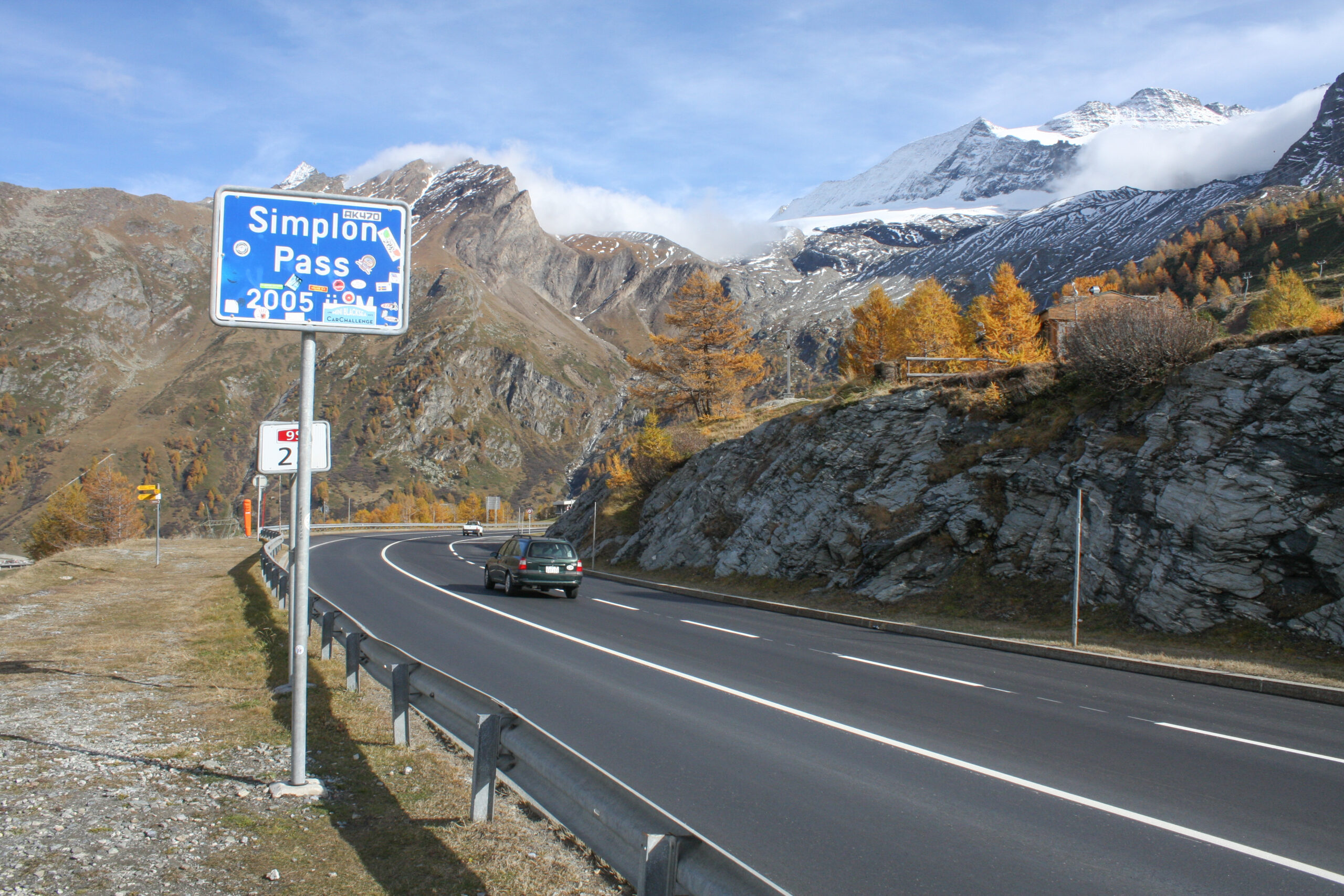 A9 Simplon / Simplonpaß: Nächtliche Sperrung und einspurige VerkehrsführungFür eine Nacht vollständig gesperrt
