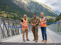 Brücke Bangital Val de Bagnes Militärbrücke