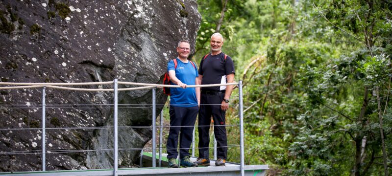 Jürgen Brigger und Django Wyssen