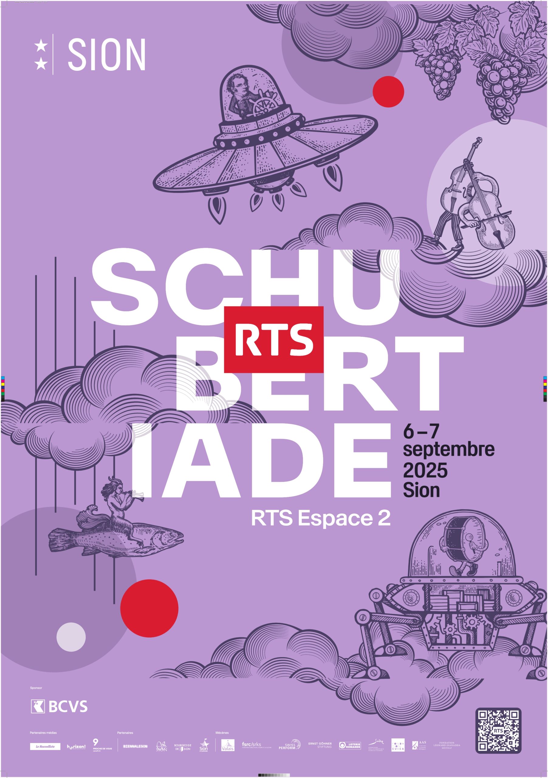 Schubertiade RTS Espace 2 in SittenDie WKB engagiert sich für das Musikwochenende in Sitten