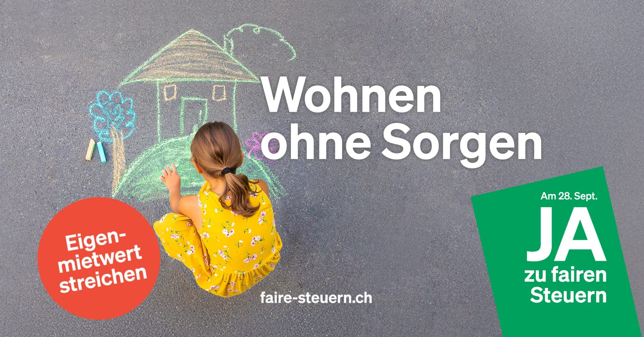 September: Abstimmungsparolen der SVPOJa zur Abschaffung des ungerechten Eigenmietwerts