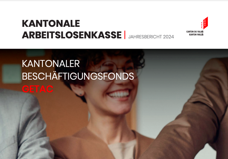 Jahresbericht 2024 der Kantonalen Arbeitslosenkasse veröffentlichtArbeitsmarkt im Wallis unter Druck