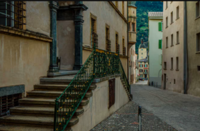 #Brig-Glis Eingang Schloß Brig