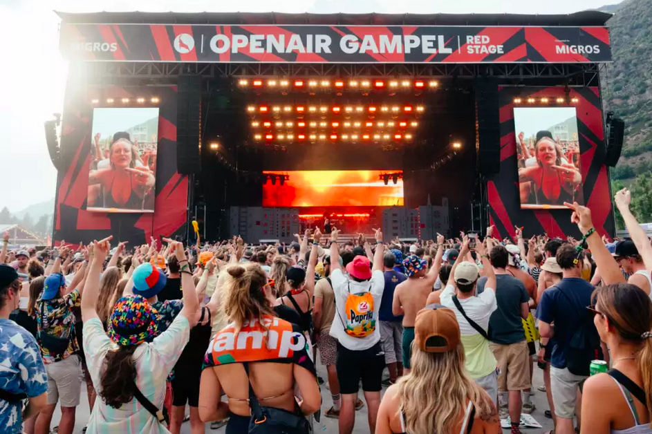 Open Air Gampel 2025 am Freitag und Samstag Tausende Musikfäns und Feierlustige in Gampel-Bratsch