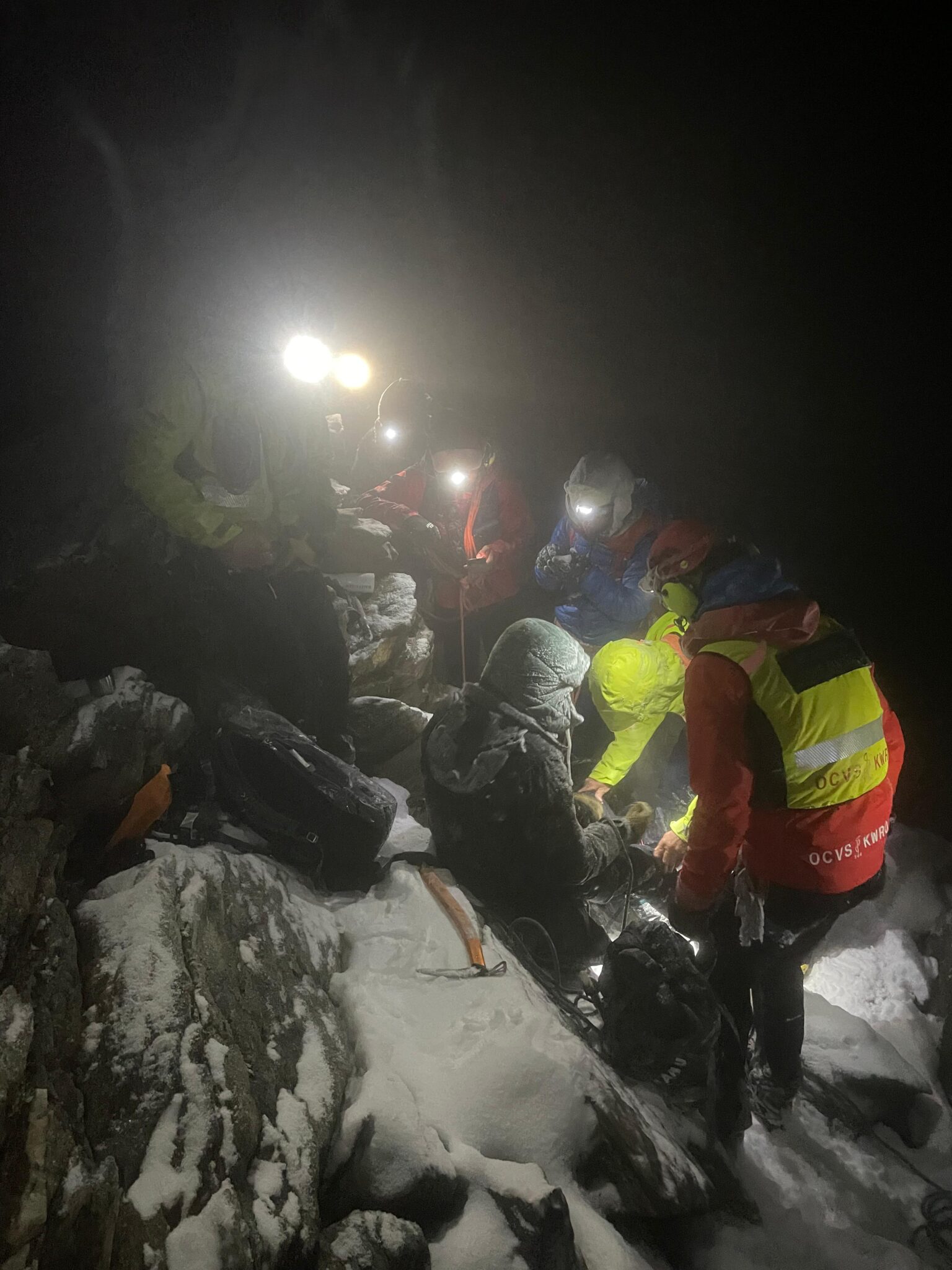 Rettungen im SaastalMehrere aufwändige terrestrische Rettungsaktionen im Saastal bei schwierigen Wetterverhältnissen