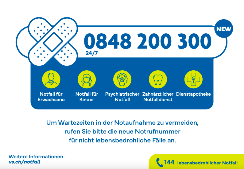 0848 200 300 – Die einheitliche Nummer für nicht lebensbedrohliche medizinische NotfälleDienststelle für Gesundheitswesen stellt neue Telefonnummer vor
