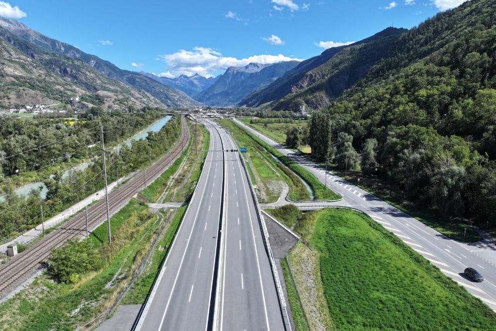 A9 – Abschnitt Gampel/Steg – Turtig (Raron) – Letzte Sperrung vor der definitiven Inbetriebnahme des Abschnittsvollständige Eröffnung des Abschnitts Leuk-Susten Ost – Visp-West kommt