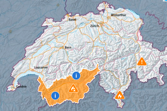 Brand in Visp mit starker RauchentwicklungFenster und Türen geschlossen halten