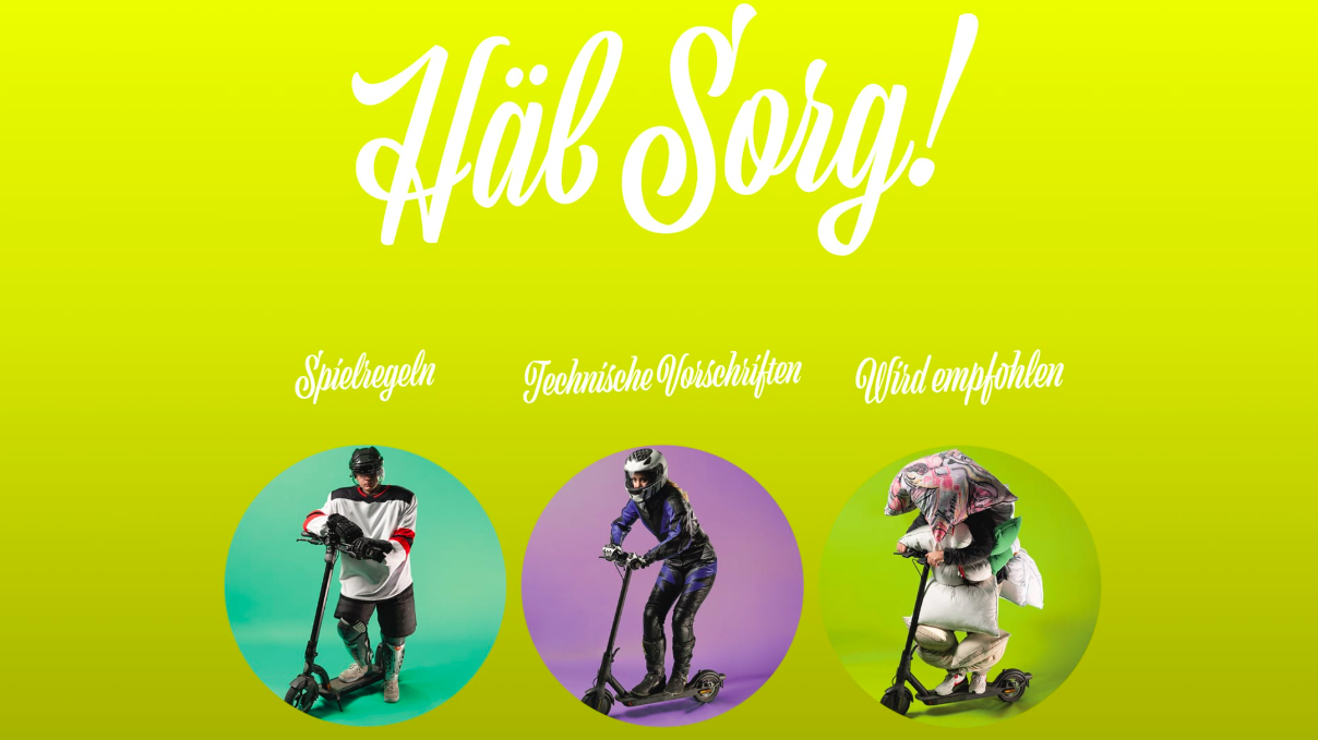 E-Trottinetts: «Häb Sorg»E-Trottinetts: «Häb Sorg»