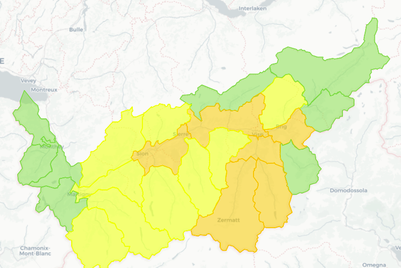 Teils „erhebliche Waldbrandgefahr“ im Wallis