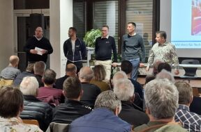 ZERO_Infoanlass in Raron_Joel Fischer, Jan Gattlen, Roger Holzer, Damian Zumstein, Pierre-Yves Cina