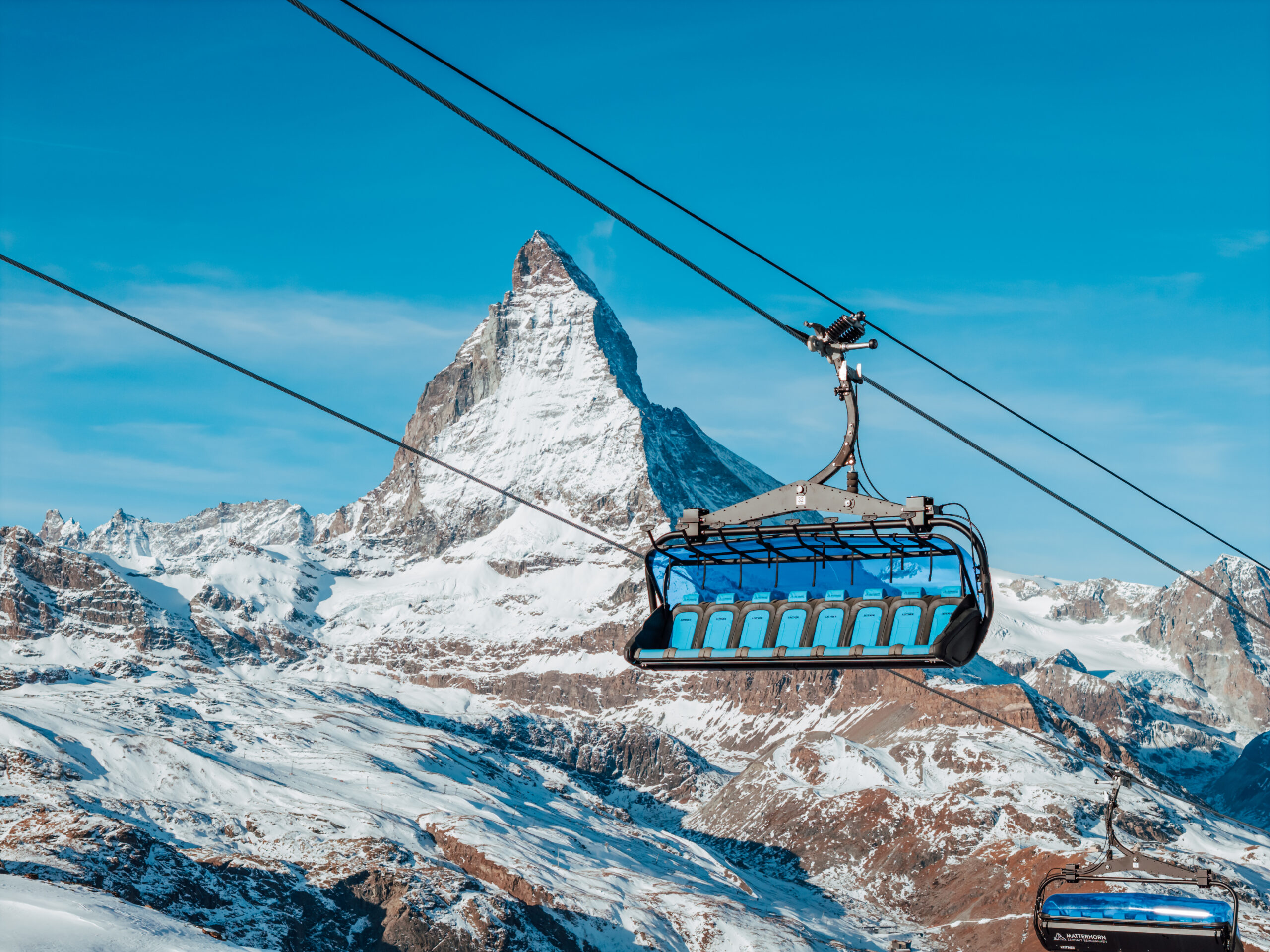 Zermatt-Bergbahnen: Eröffnung neue Achter-Sesselbahn GifthittliKomfort, Technik und Nachhaltigkeit vereint