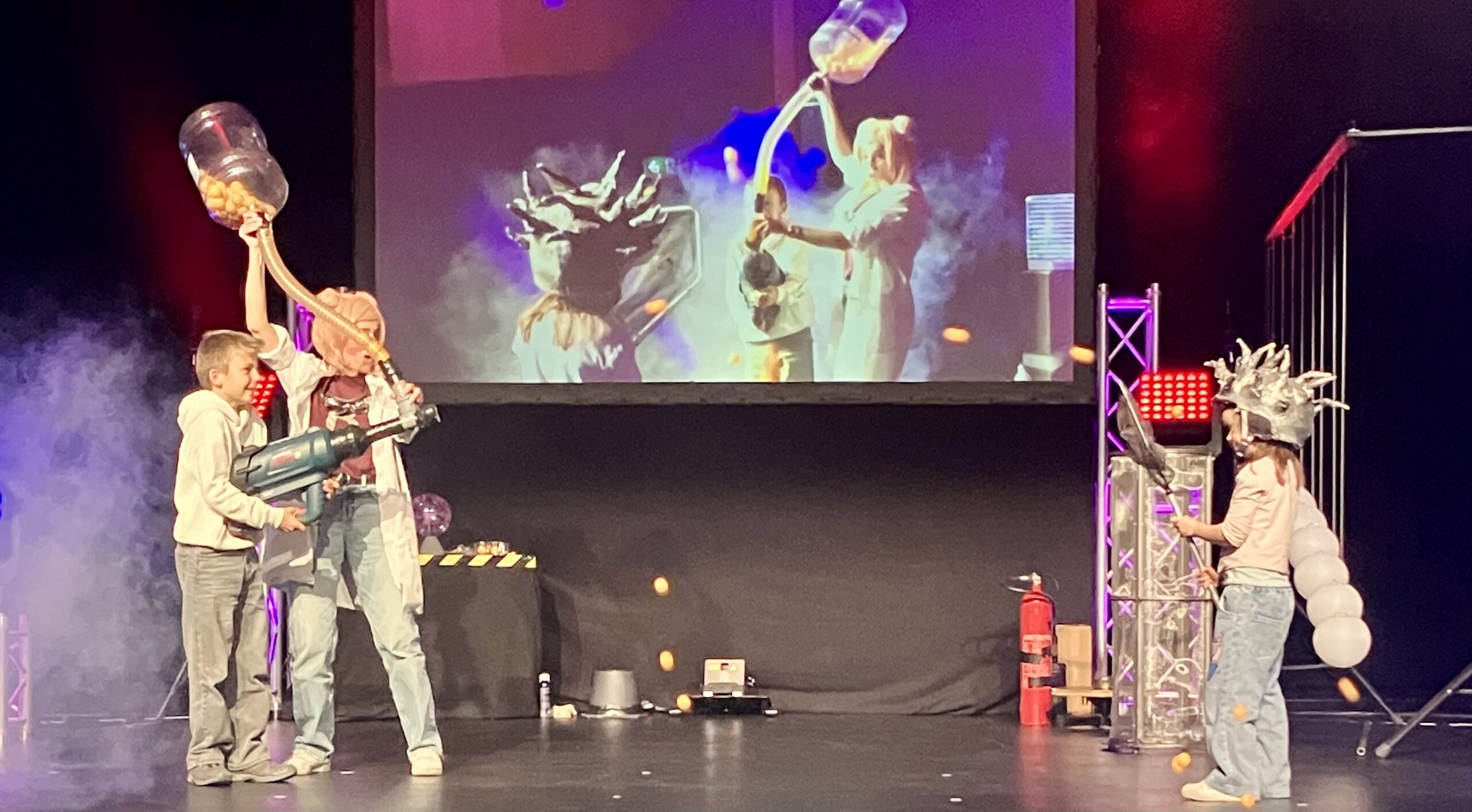 Ein Experiment mit Luftdruck und viel Bewegung.