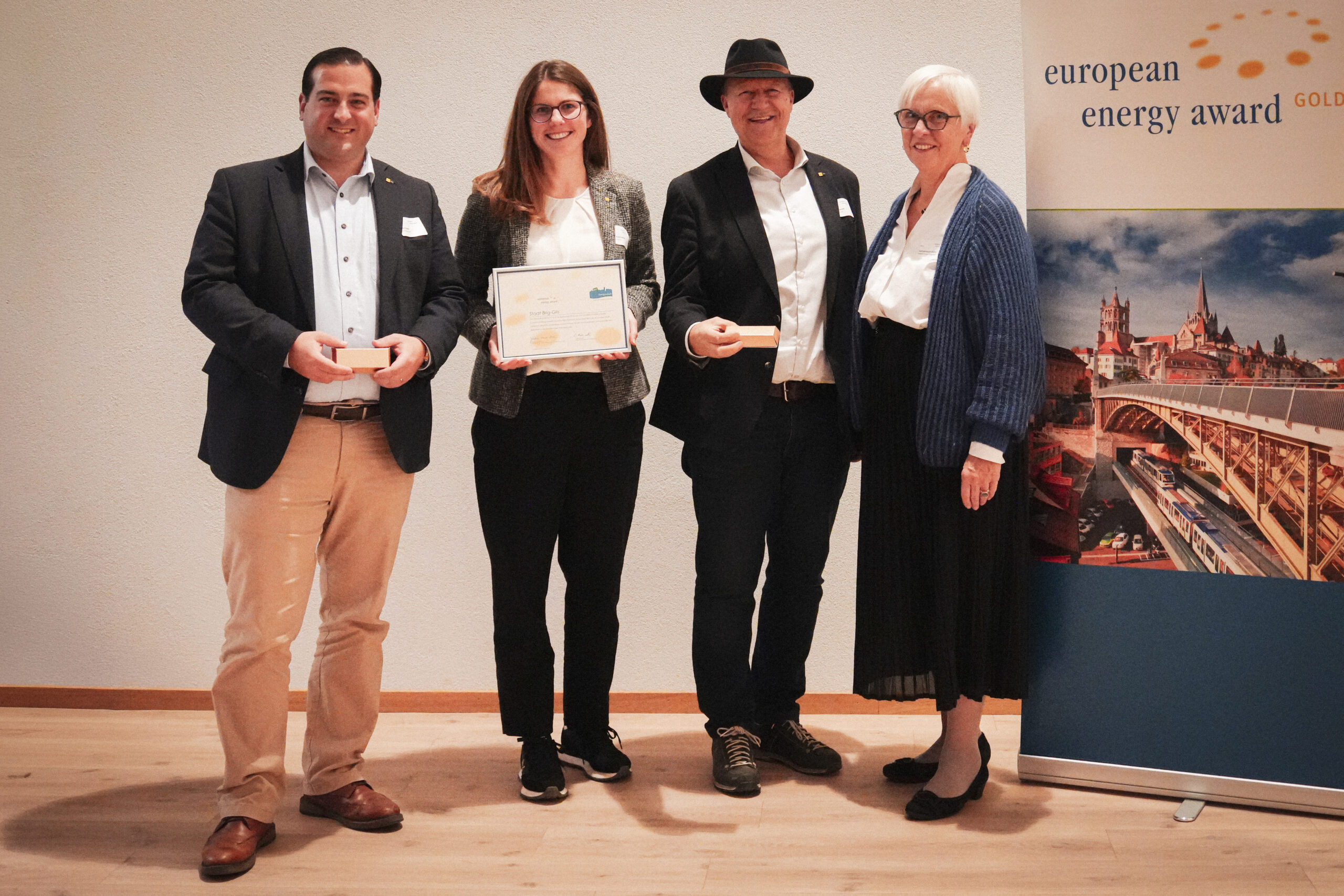 Gold für Stadtgemeinde Brig-GlisVorbildliche Energiearbeit ausgezeichnet