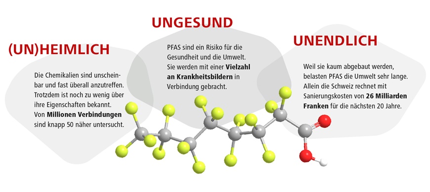 PFAS im Skiwachs: Ewigkeitschemikalien in SkiwachsVielzahl von Krankheiten, auch Krebs