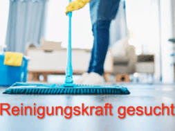 #Reinigungskraft gesucht