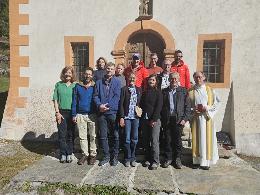 750.000 Franken für Sanierung von TalwegAbschnitt des Talweges in Saas-Balen feierlich eingeweiht