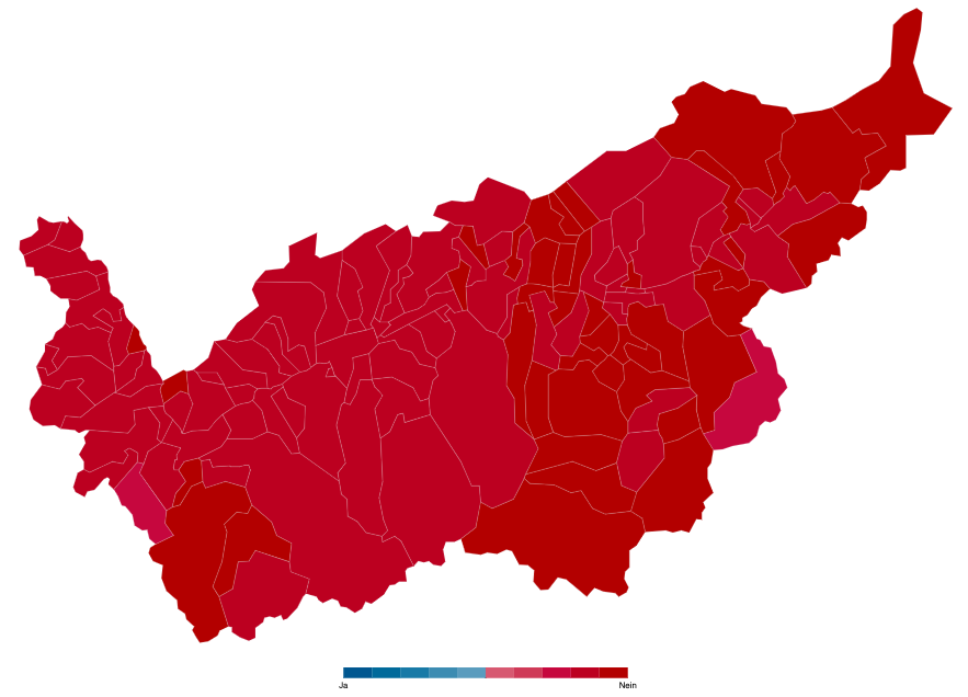 Volksinitiative “Für eine engagierte Schweiz” im Wallis deutlichst abgelehntKeine einzige Gemeinde mit einem Ja