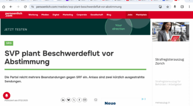 Beschwerdeflug SVP persönlich.com Beck