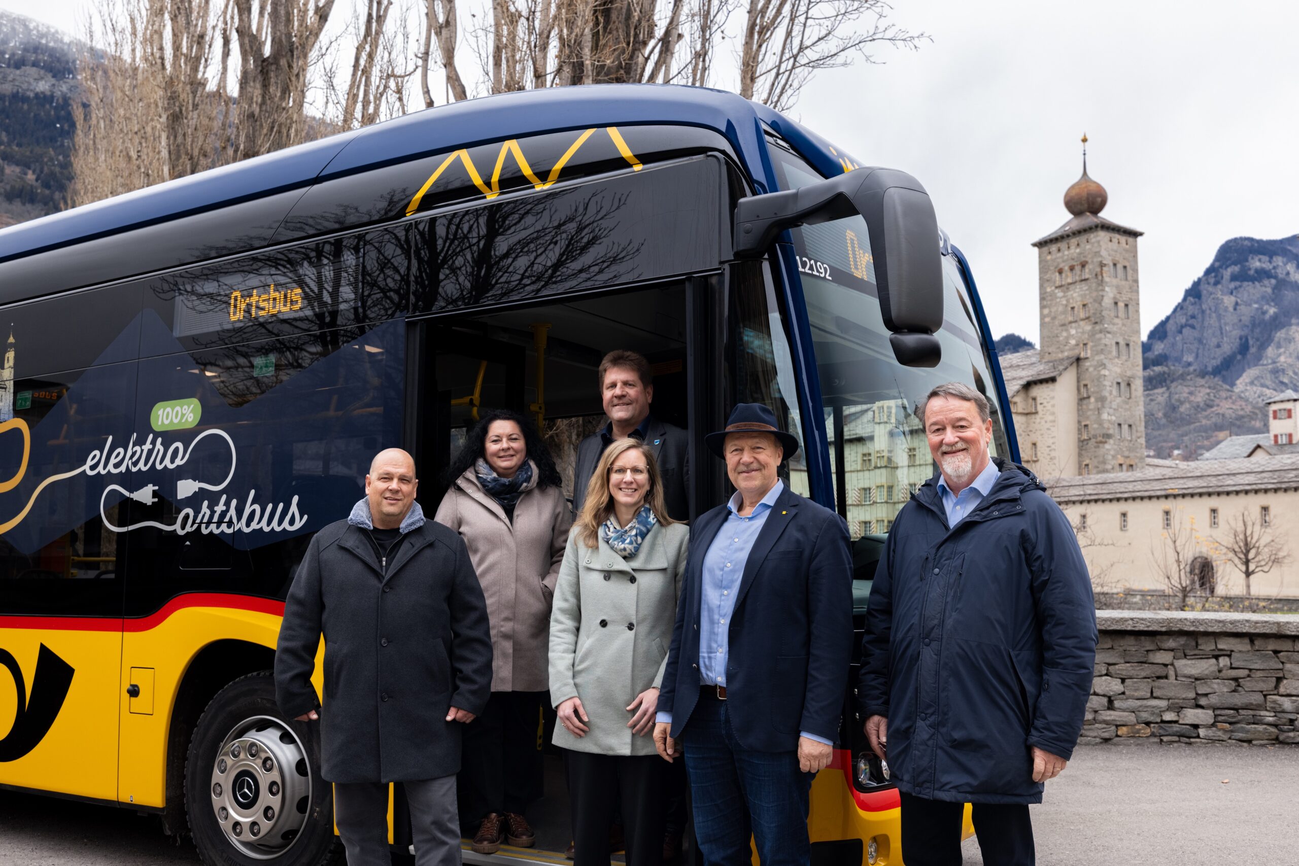 Bus Brig-Glis-Naters-Bitsch mit neuem Fahrplan und E-BussenDer Ortsbus steht neu unter Strom