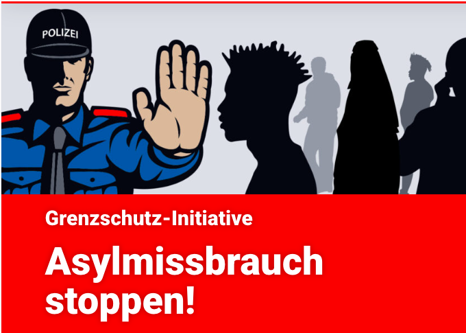 «Grenzschutzinitiative» zustande-gekommenVolksinitiative fordert Bekämpfung des Asylmißbrauchs